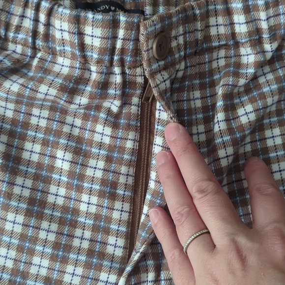 Brandy Melville plaid Tilden pant size  XS/S - Picture 6 of 7